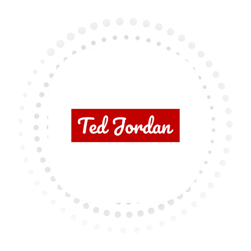 Ted Jordan logo.