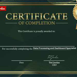 Data Processing and Dashboard Specialist