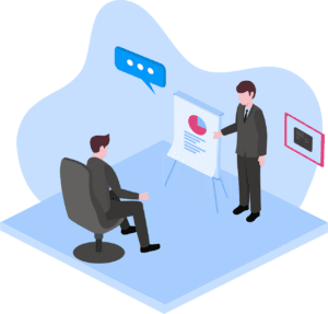 Media trading and digital marketing consulting session.
