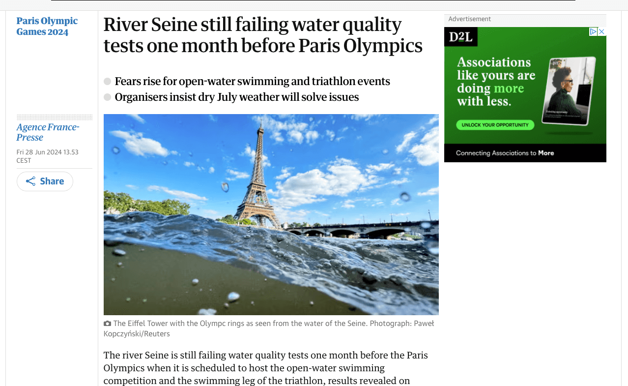 Example of MPU on desktop on The Guardian website.